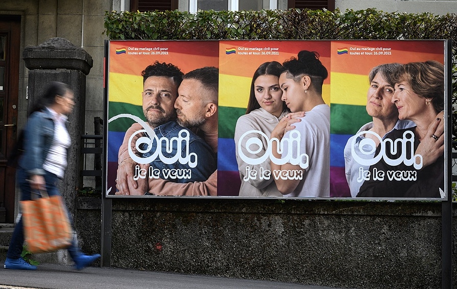 Suiza decidirá si acepta la legalización del matrimonio igualitario