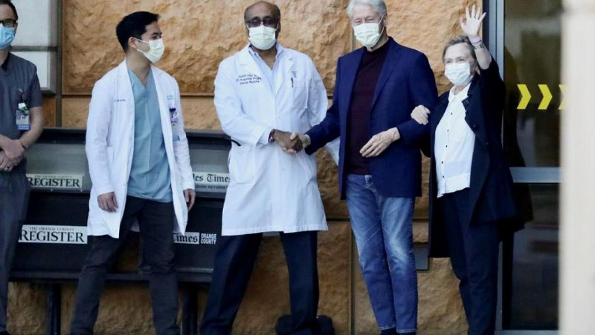 Luego de estar internado cinco días, Bill Clinton dejó el hospital