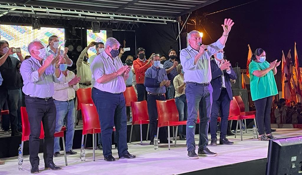 Morales lanzó desde San Pedro la campaña provincial de Cambia Jujuy