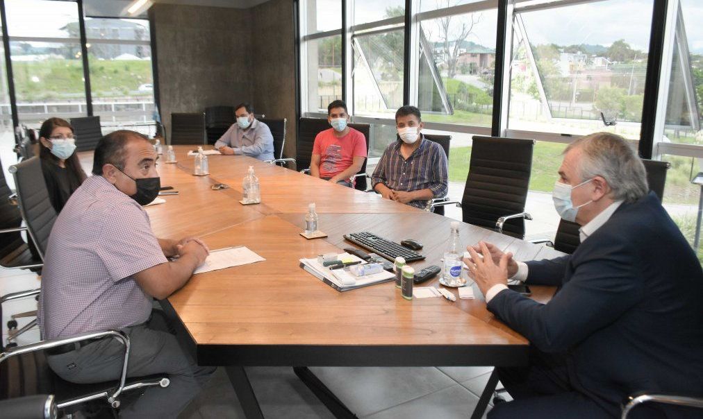 Morales se reunió con el comisionado municipal de Volcán