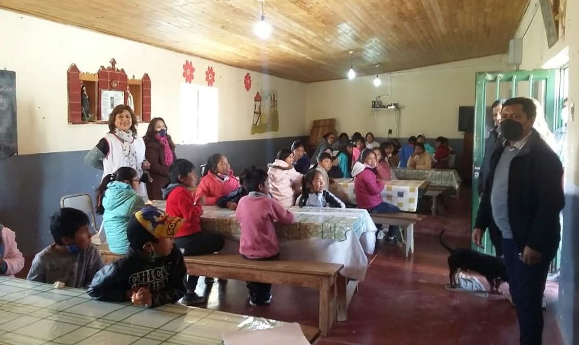 Equipo pedagógico de Educación visitó escuelas de la Puna