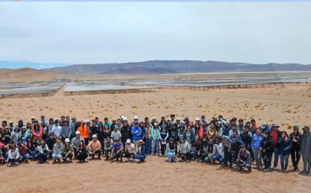 Estudiantes quiaqueños conocieron el Parque solar Cauchari