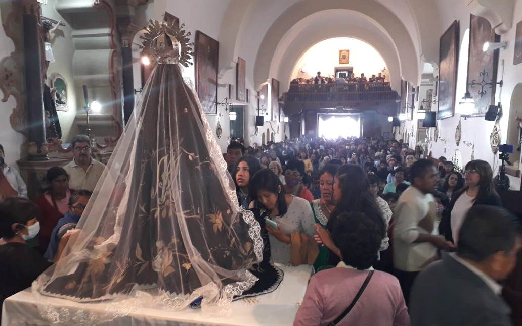 Honras a la patrona de la Prelatura de Humahuaca, la Virgen de la Candelaria