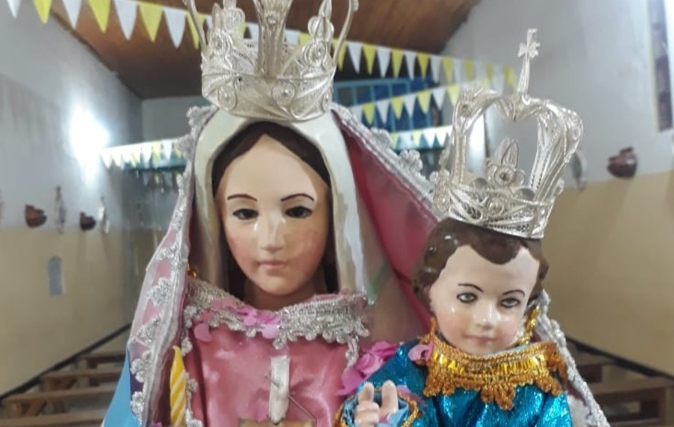 Celebración en honor a la Virgen de la Candelaria en Cieneguillas