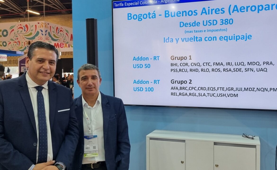 Aerolíneas Argentinas lanzó tarifas para que colombianos viajen a Argentina por menos de 500 dólares