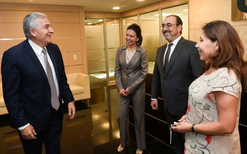 Morales se reunió con la CAF por producción de hidrógeno verde y el PROMACE