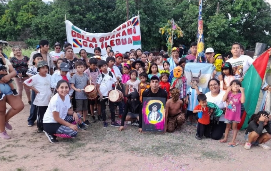 Encuentro de niñeces de comunidades guaraníes en Calilegua