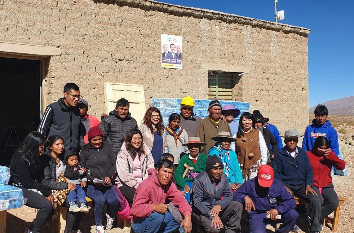 Desarrollo Humano articuló programa con la comunidad de San José del Chañi