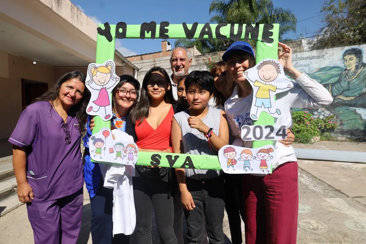 Jujuy volvió a destacarse por los niveles de cobertura de vacunación